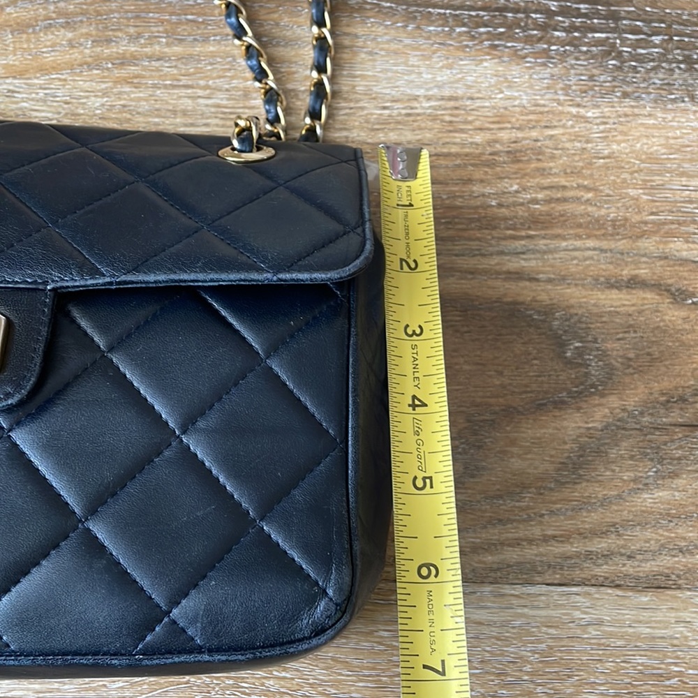Charles Jourdan Paris Vintage Quilted Leather Flap Bag - Picture 6 of 16